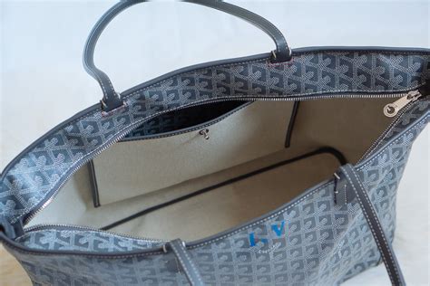 goyard bag zipper|goyard artois pm size.